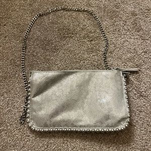 Zara silver purse!